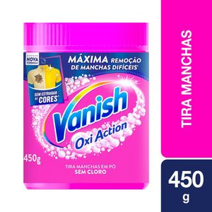 Tira Manchas Vanish em Pó Oxi Action para roupas coloridas 450g