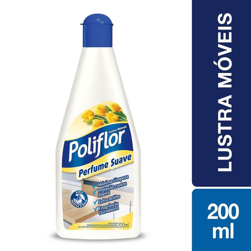 Lustra Móveis Poliflor Perfume Suave 200ml
