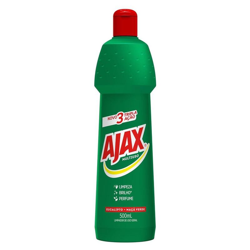 Limpador Ajax Multiuso Eucalipto + Maçã Verde 500ml