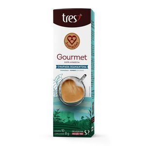 Capsula de Café Espresso Gourmet Chapada Diamantina 3 Corações 10 unid