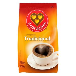 Café em pó 3 Corações Tradicional 250g