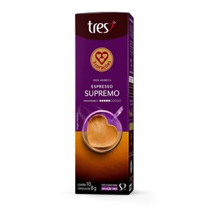 Capsula de Café Espresso Supremo 3 Corações 10 unid