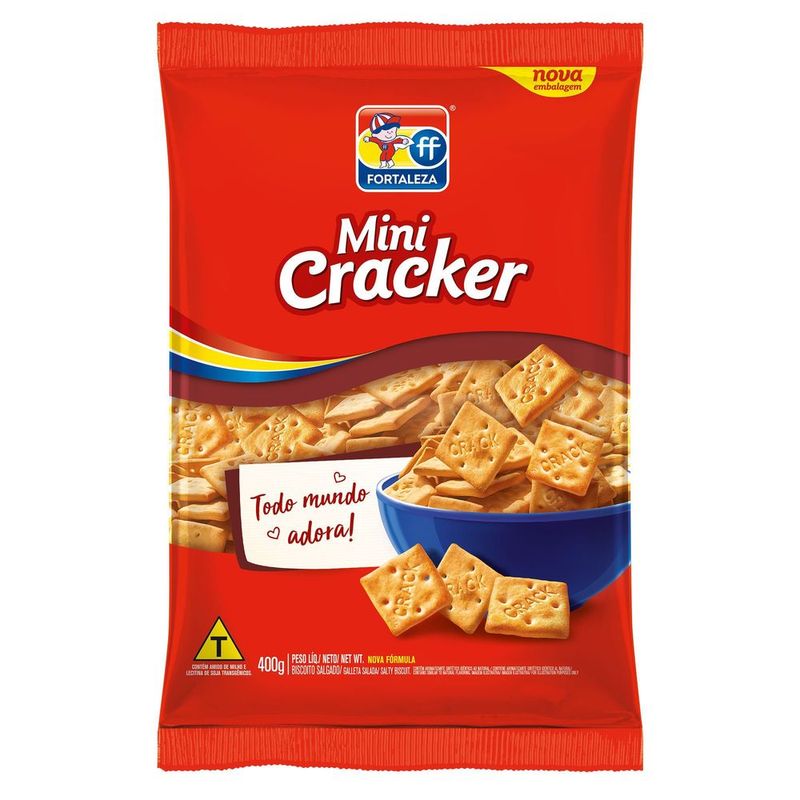 Minibiscoito Cracker Fortaleza 400g