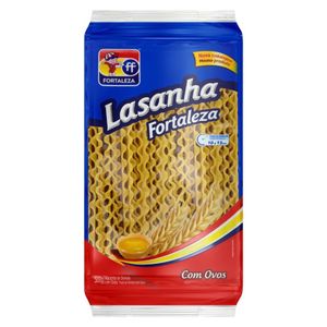 Massa de Sêmola com Ovos para Lasanha Fortaleza 500g