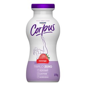 Iogurte Líquido Zero Lactose Corpus Morango 170g