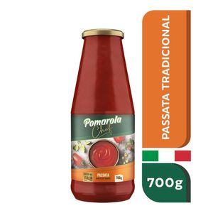 Molho de Tomate Pomarola Passata Vidro 700g