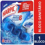 Bloco Sanitário Harpic Fresh Power 6 Frescor do Caribe