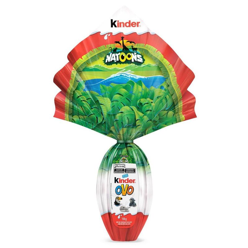 Kinder Ovo de Páscoa Natoons 150g