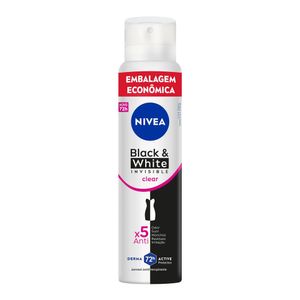 NIVEA Desodorante Aerossol Black & White INVISIBLE Clear 200ml