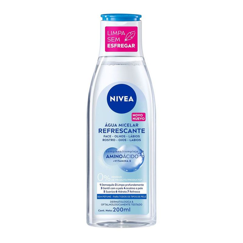 NIVEA Água Micelar Solução de Limpeza 7 em 1 200ml