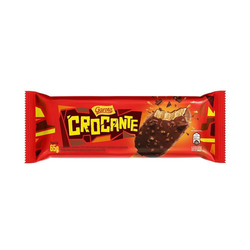 Picolé Crocante Garoto 65g