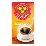 Café em pó 3 Corações Vácuo 500g