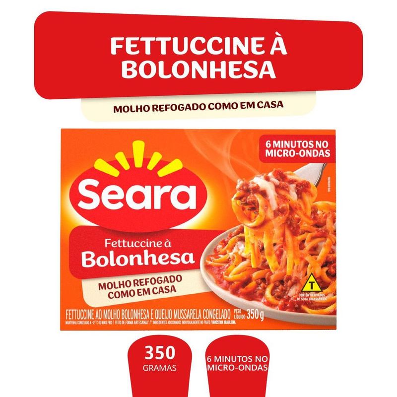 Fettuccine à bolonhesa Seara 350g