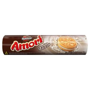 Biscoito Recheio Flocos Richester Amori 125g