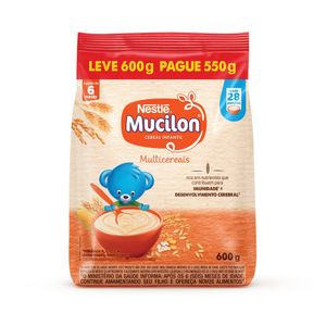 Cereal Infantil Mucilon Multicereais 600g - 50g Grátis