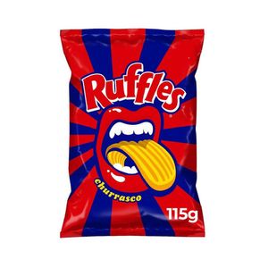 Batata Frita Ondulada Churrasco Elma Chips Ruffles 115G