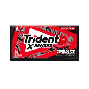 Goma de Mascar Trident Sabor Cereja Embalagem 8g