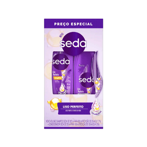 Kit Capilar Shampoo Seda 300ml + Condicionador Seda 190ml Liso Perfeito