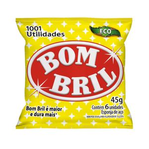 Esponja de Aço Bombril Contém 6un