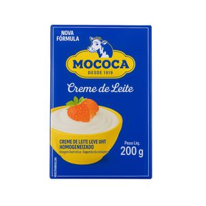 Creme de Leite Mococa Leve UHT Embalagem 200g