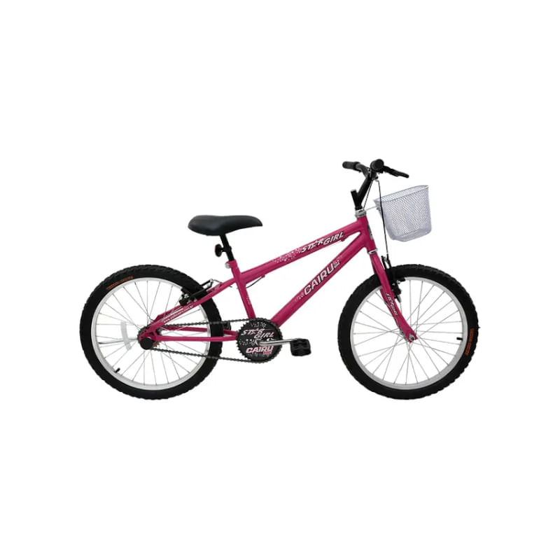 Bicicleta CAIRU Feminina MTB Reb Rosa Pink Aro 20