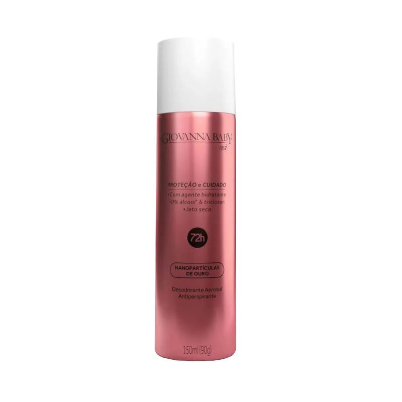 Desodorante Aerosol Giovanna Baby Rosé Embalagem 150ml