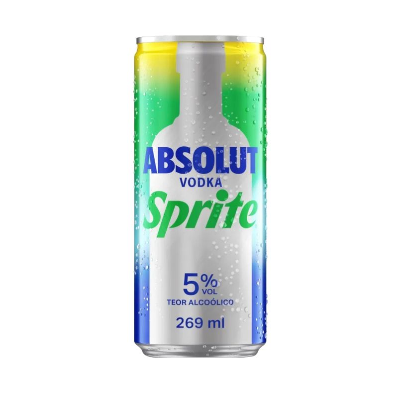 Vodka Absolut Sprite Lata 269ml