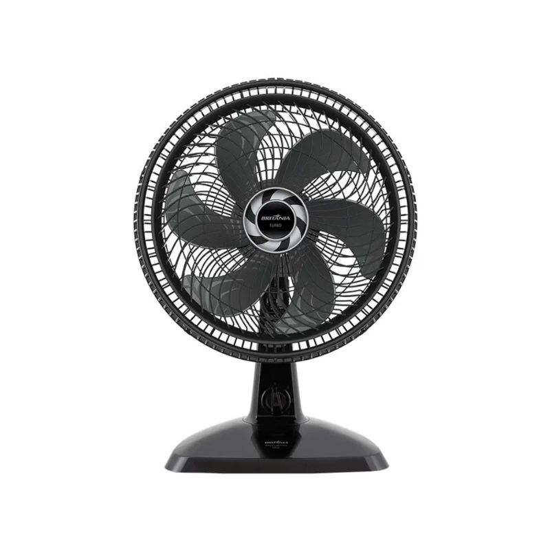 Ventilador de Mesa BRITÂNIA Maxx 127V Preto 40cm