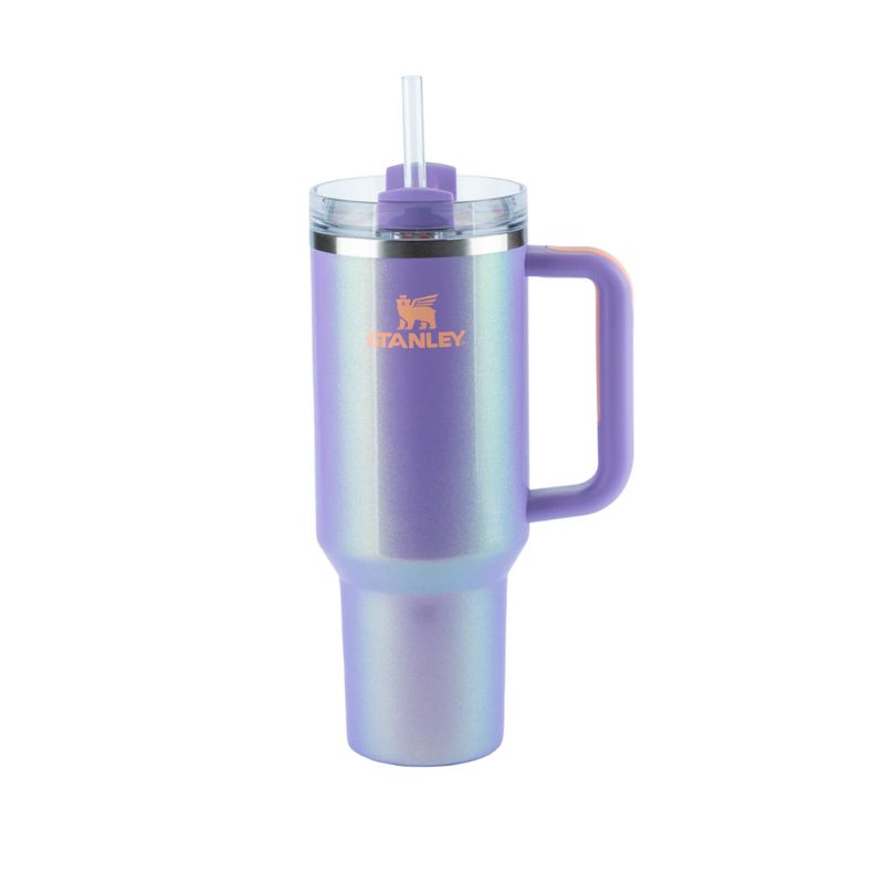 Copo Térmico Stanley com Canudo Cor Periwinkle 1,18L