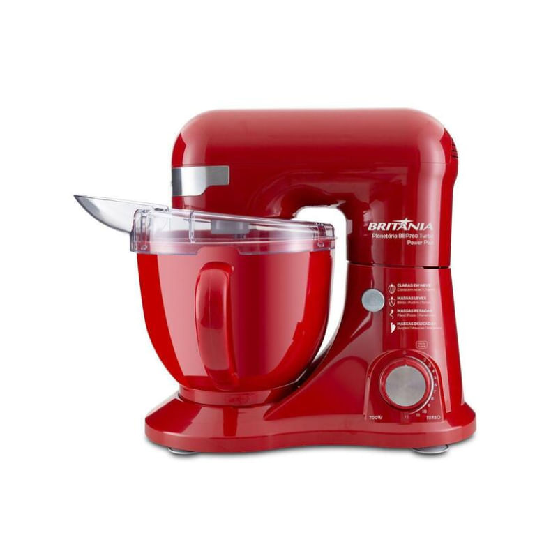 Batedeira Planetária BRITÂNIA Vermelha 127V