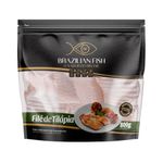 Filé de Tilápia Congelado Brazilian Fish Sem Pele Embalagem 800g