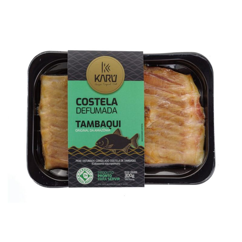 Costela de Tambaqui Defumada karu Congelado Embalagem 300g