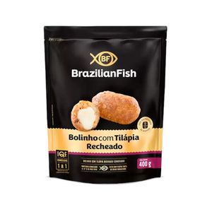 Bolinho com Tilápia Brazilian Fish Congelado Embalagem 400g