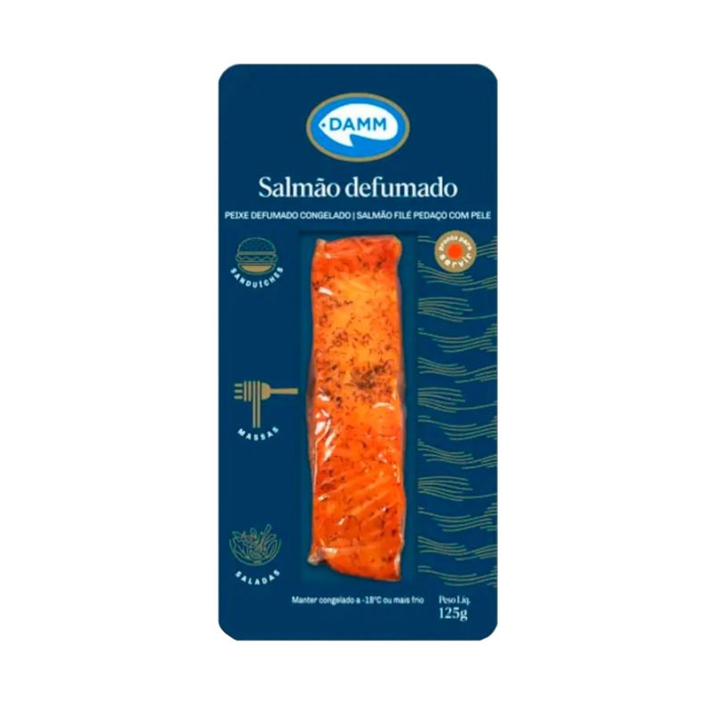 Salmão Defumado Damm Embalagem 125g