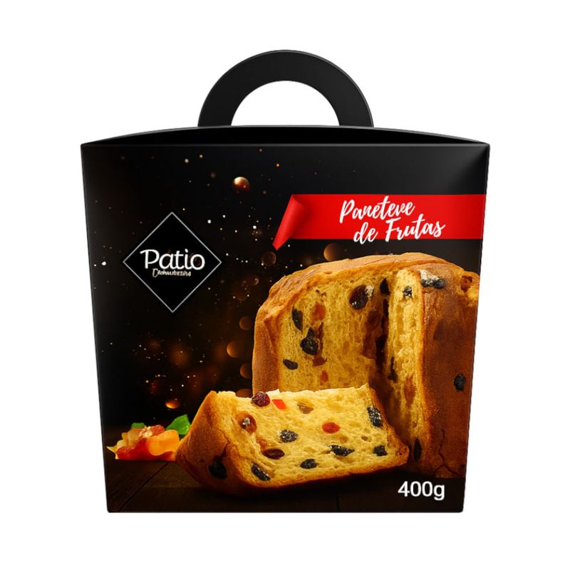 Panetone de Frutas Pátio Gourmet Caixa 400g