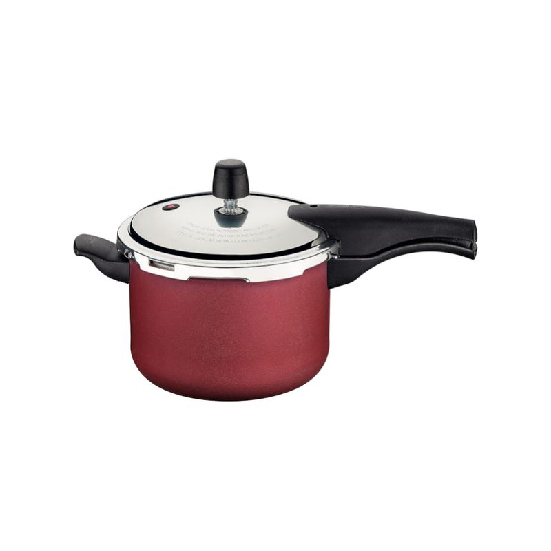 Panela de Pressão TRAMONTINA Vancouver Effect Vermelha 4,5L