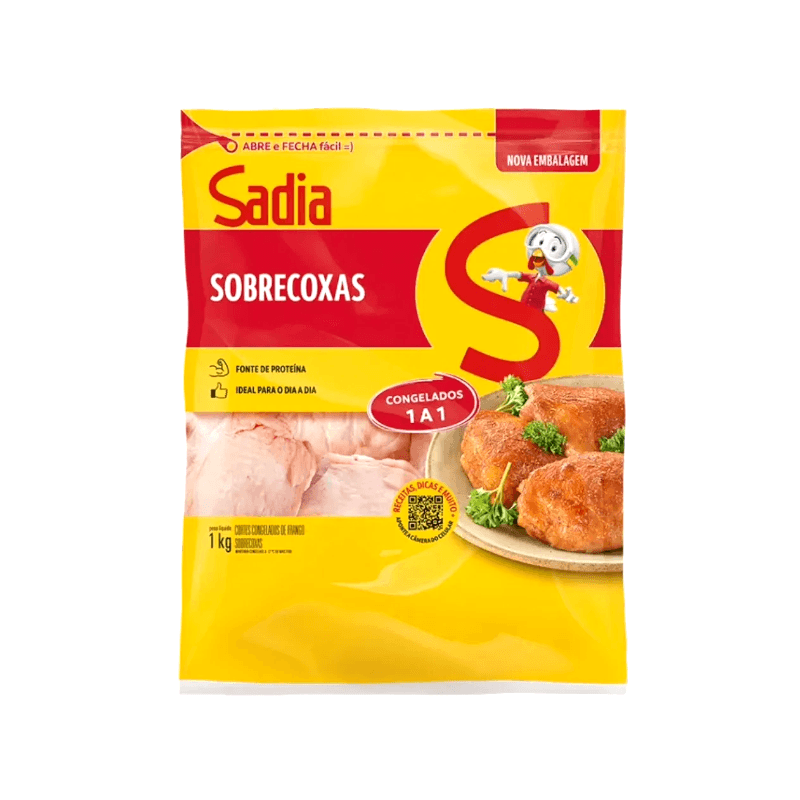 Sobrecoxa de Frango SADIA Congelada 1kg