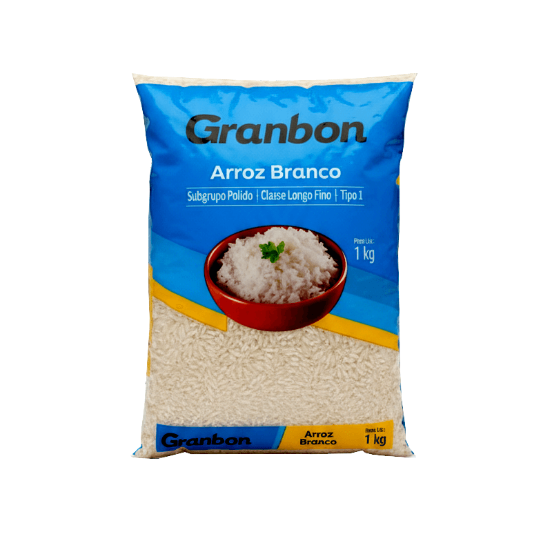 Arroz Branco GRANBON Longo Fino Tipo 1 pacote 1kg