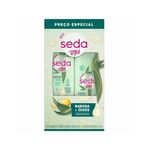 Kit Capilar Shampoo SEDA + Condicionador Seda Babosa Óleos 190ml