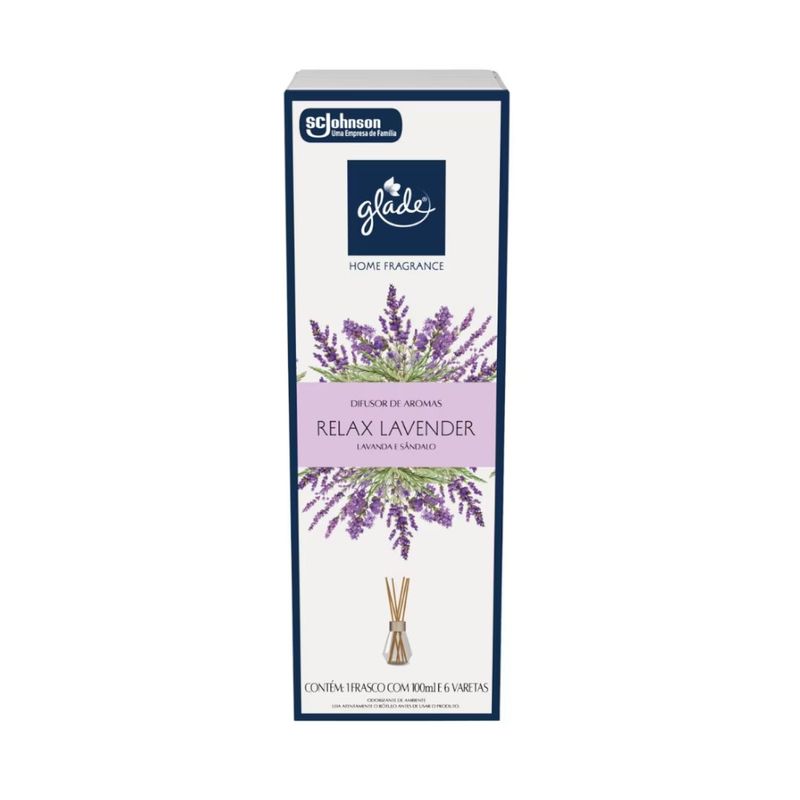 Odorizador de Ambiente Glade Landava e Sândalo Embalagem 100ml