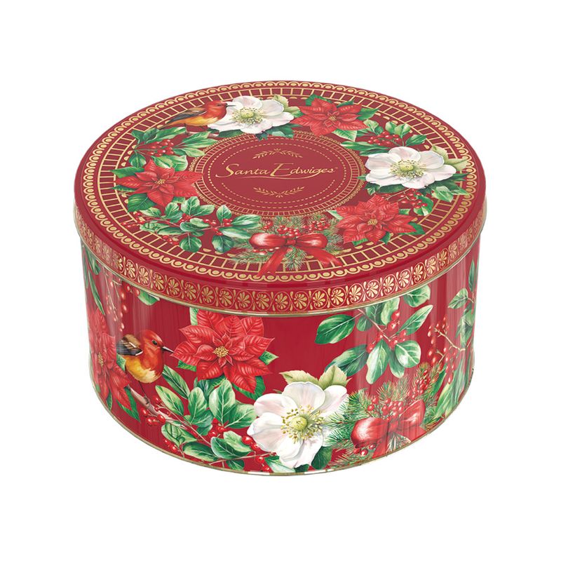 Mini Butter Cookies Santa Edwiges Baby Natalina Lata 150g