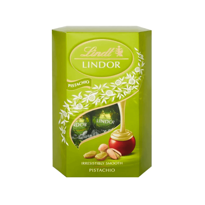 Bombons de Chocolate Lindt Lindor com Pistache Embalagem 200g