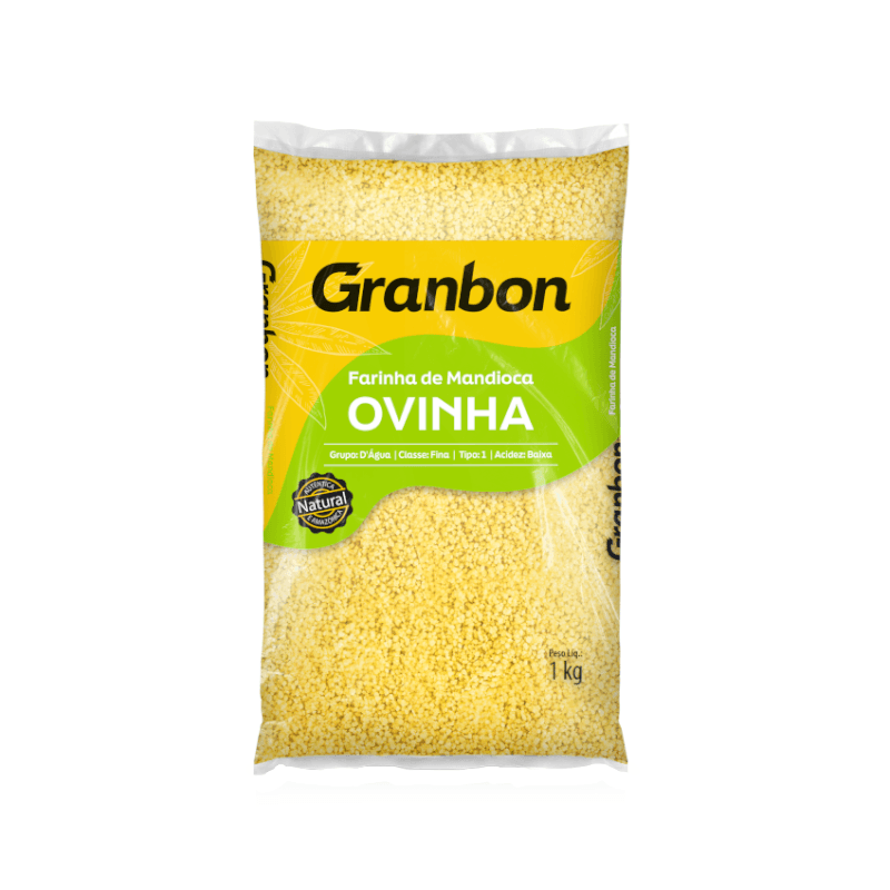 Farinha de Mandioca GRANBON Ovinha pacote 1kgqax
