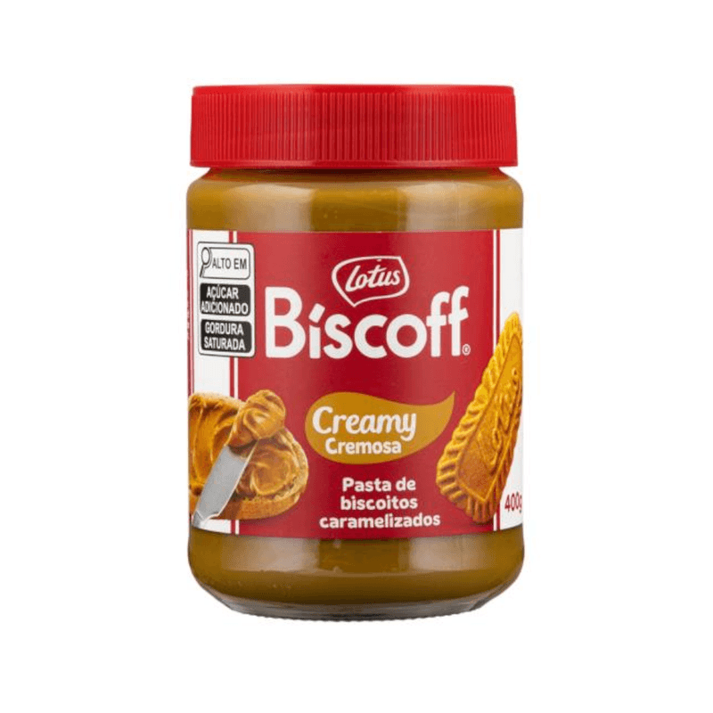 Pasta de Amendoim Lotus Biscoff Embalagem 400g