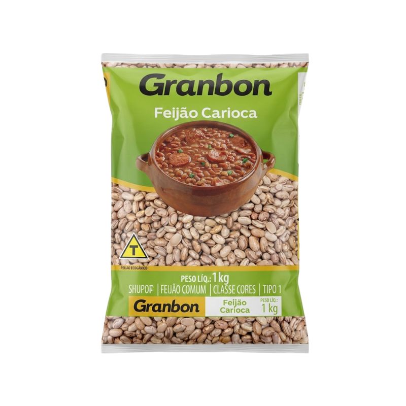 FeijÃ£o Carioca Granbon Tipo 1 Pacote 1kg.jpg