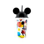 Copo Infantil PlasÃºtil Disney Mickey Mouse com Tampa 500ml.jpg